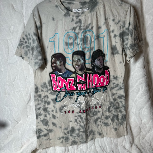 Boyz N The Hood Other - Boyz N The Hood Graphic Tee Grey Tie Dye Movie T-Shirt 1991 South Central Small